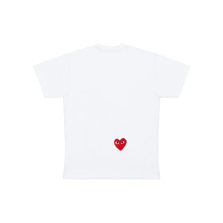Nike Womens X Comme Des Garçons PLAY T-Shirt White Women Tops AE-T401-051-1