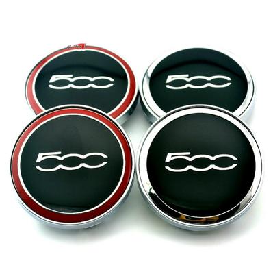 4pc 60mm 500 Car Wheel Center Hub Caps Wheel Center Covers Fit 500 Pop Cabrio Lounge Cabrio Auto Styling