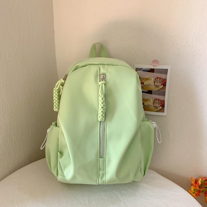 School bag female college students simple niche design sense backpack high value junior high school students leisure travel backpack
