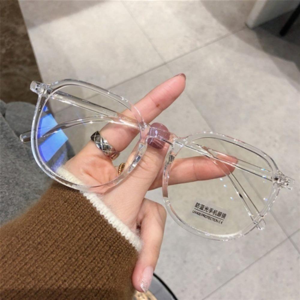 Anti-Strahlungsbrille für Damen Austauschbare Gläser Brille Retro Runde Brille