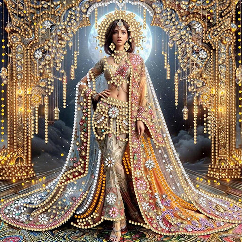 Beauty Diamond Art Kits for Gift Home Wall Decor DIY Gem Art Diamond Painting Kits Crystal Rhinestones Diamond Painting 30x30cm