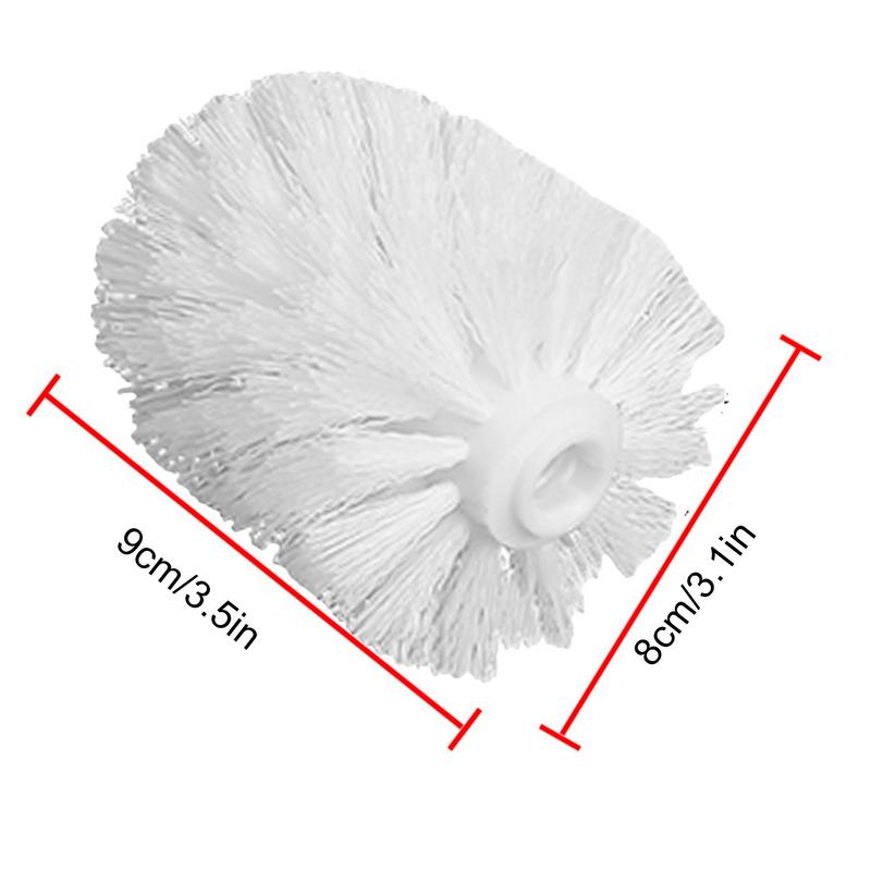 Porte-tête de brosse WC de Remplacement Universel Blanc Noir Outils de Rechange Propres Brosse de Toilette Fournitures de Salle de Bain pour la Maison