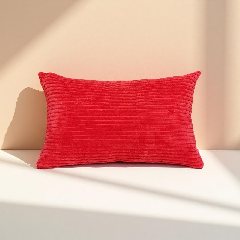 

Luxury Rectangular Plush Pillowcase: Portable, Removable, and Washable for Sofa 30x50cm Pillowcase Only