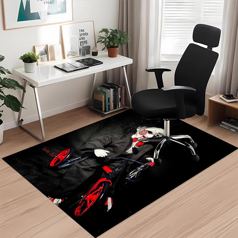 Halloween Horror Printed Carpet, for Office Chair Living Room Bedroom Kitchen Room Decor Gifts.