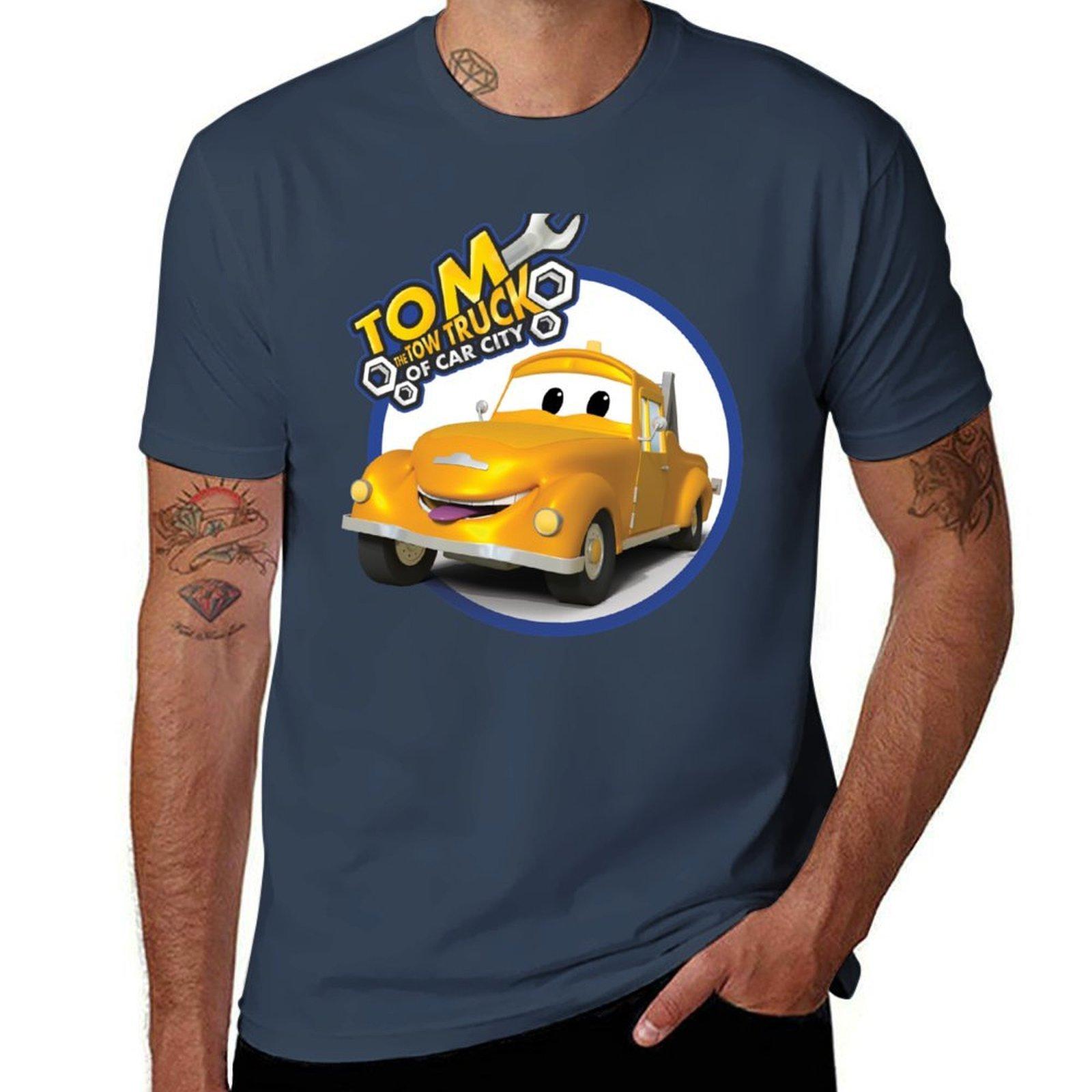 Tom the Tow Truck of Car City TShirt t shirt Unisex cotton printed t shirts for Unisex TShirt S