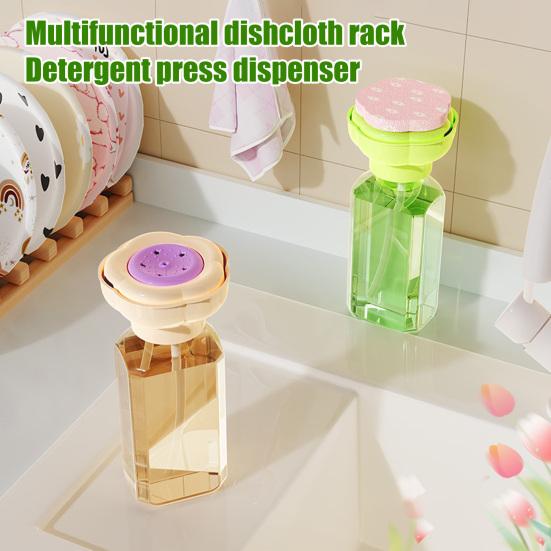 Detergent Presser Laundry Liquid Soap Container Efficient Dosing Kitchen Gadget Quick Drainage Detergent Tray
