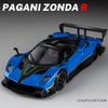 1:32 PAGANI Zonda HP R Miniature Car Diecast Alloy Model Toys Doors Opened Rubber Tire with Pull Back Vehices Collecting Hobbies