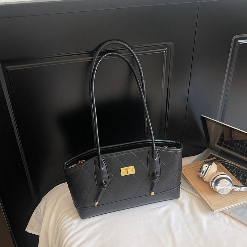 Grenzüberschreitende Retro Handtasche mit großer Kapazität und vielseitiger Verwendung für Damen: Modische Luxus-Schulter-Tragetasche