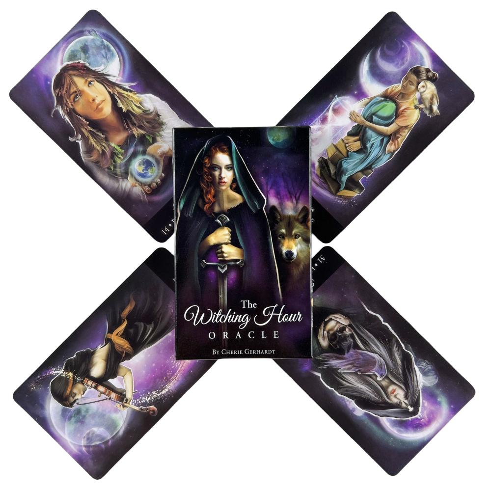 The Witching Hour Oracle Cards Full English Cards Deck Tarot Divination Fate Family Party Edition Board Game