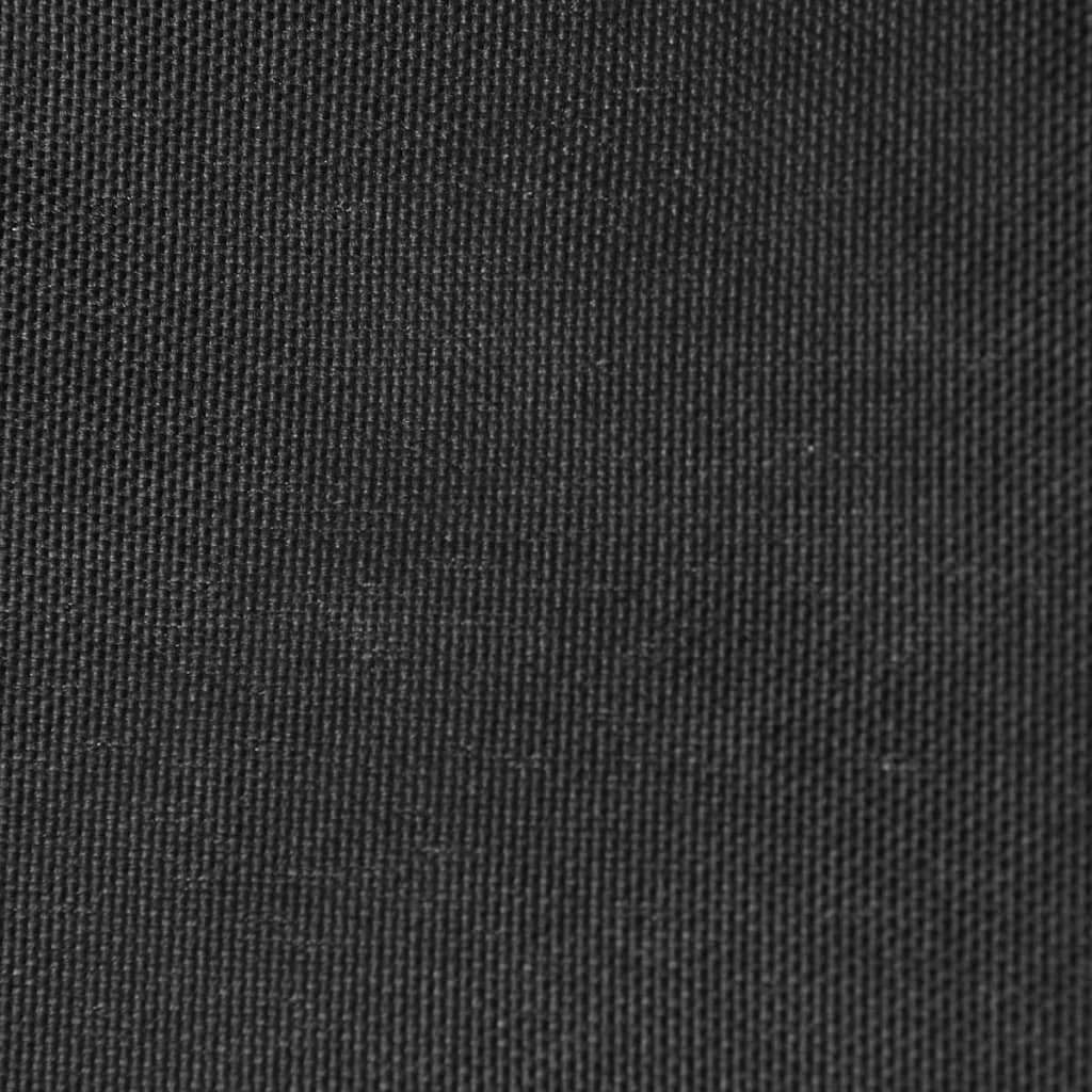 Sun Shade Sail Oxford Fabric Triangular 5 x 5 x 5 m Anthracite
