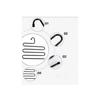 5 Compartments Metal Clothes Hanger - Clothes Trousers Scarf Scarf Organizer