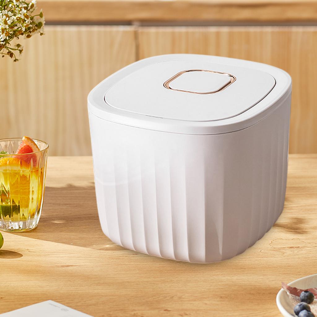 5Kg Rice Container Sealed Flour Dispenser with Locking Lid Household Kitchen Organizer for Pantry Grain Cereal Food Canister