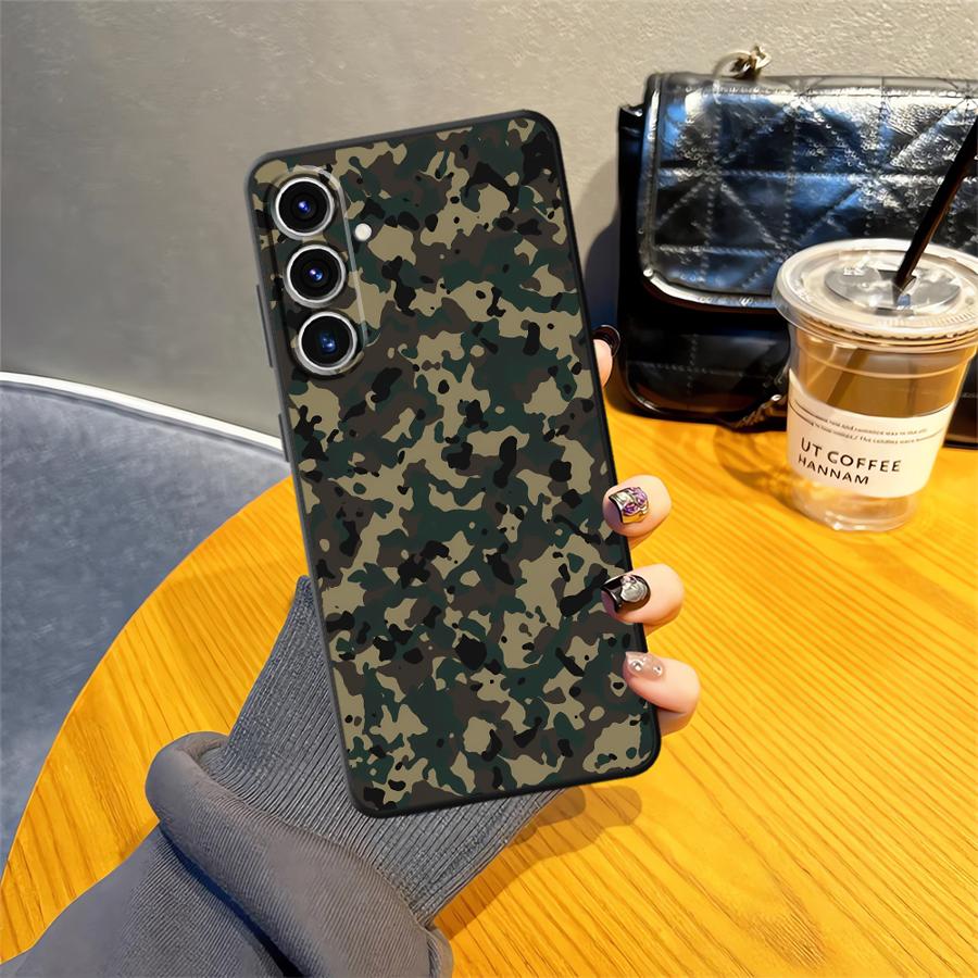 Camouflage Pattern Case for Samsung Galaxy A33 A34 A51 A52 A24 A31 A54 A71 A12 A13 A72 A73 A14 A15 A22 A23 A35 A41 A16 A21s Soft
