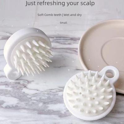 Japanese-Style Silicone Shampoo Brush: Soft Massage Comb for Anti-Dandruff & Itch Relief