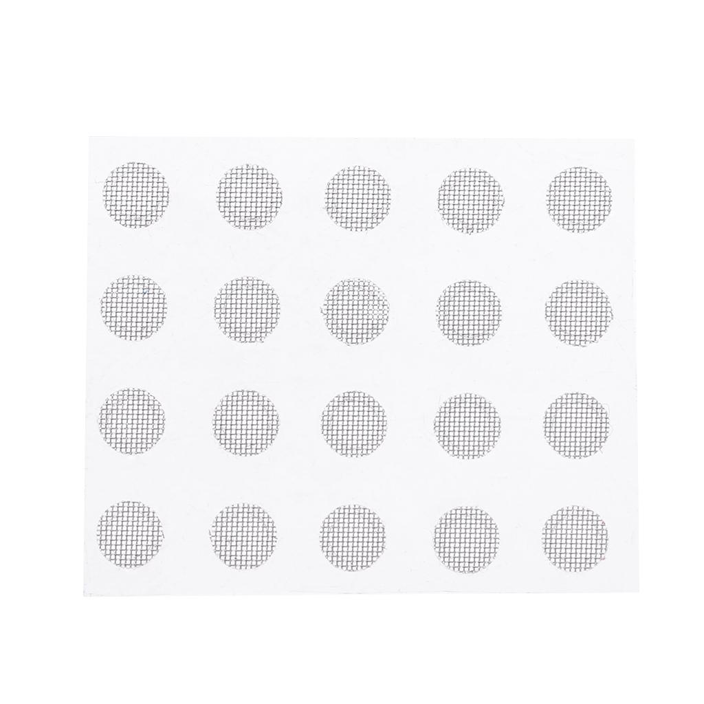 Self-adhesive Earphones Headphones Protector for Case Steel Mesh Dustproof Network Cover for Most On-Ear Headphones