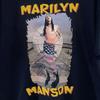 Marilyn Manson Grafik Band Shirt Seltenes Design Schwarz Unisex S-5XL WA0334