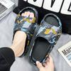 Fashion Men's outdoor sports beach sandals thick soles non-slip family fashion casual light bathroom slippers walking men's shoes