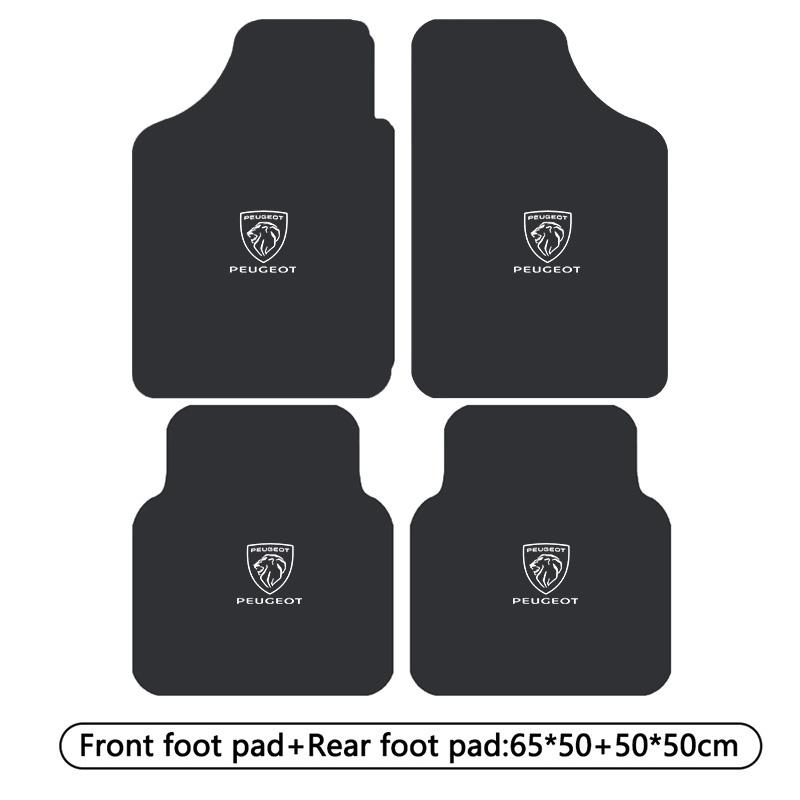 2/4pcs Car Floor Mats Universal Auto