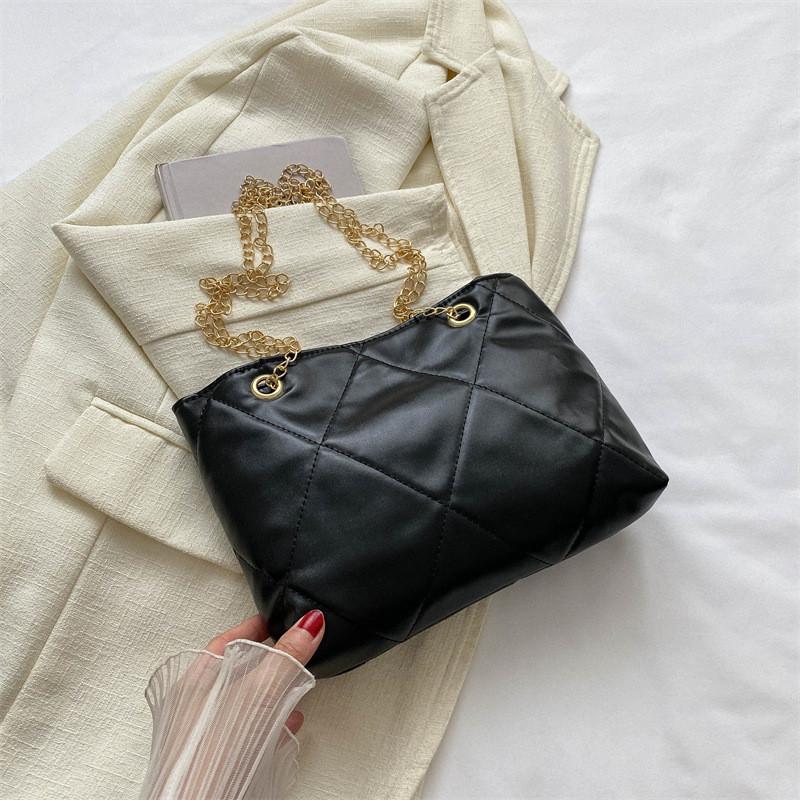 Fashionable Minimalist Tote Bag For Women Stylish Chain Strap Casual Shoulder Purse