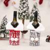 Decoration Xmas Gift Table Decor Christmas Ornaments Santa Claus Wine Bottle Cover Bottle Dress Up