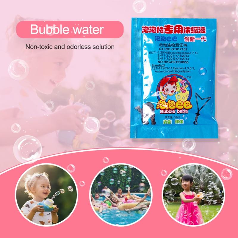 10-30 Pezzi 10ML/1 Confezione Nuovo Concentrato Bolle Sapone Liquido Accessori Pistola Bolle Sapone Ricariche Liquido Bolle Sapone