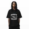 Quint's Shark Fishing T-Shirt Amity Island Vintage Jaws Movie Graphic Tee A41