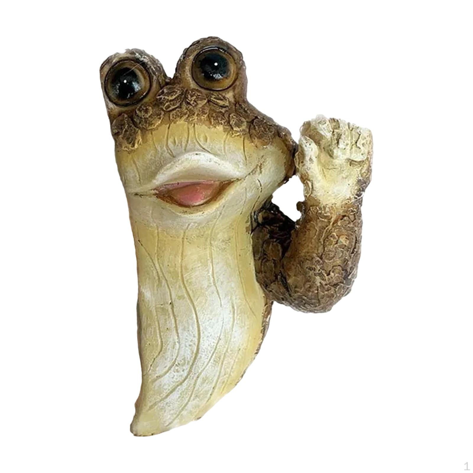 

Животное Статуя лягушки Животные Декор Ремесла Украшение Коллекционный орнамент Скульптура для улицы style D