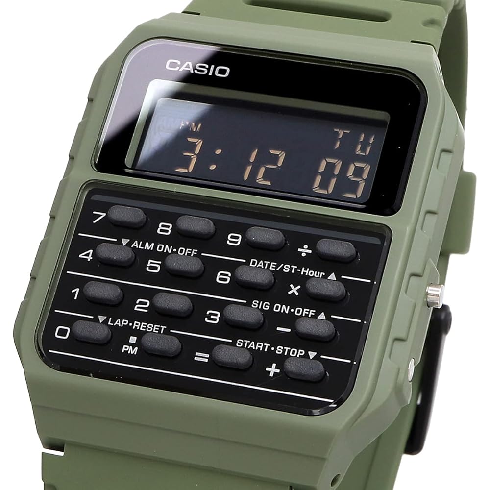 Casio Standard Calculator Watch CA-53WF-3B Digital Display Water Resistant Men's Wristwatch