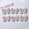 6PCS Small Dot Bowknot Charm Planar Resin Patch Jewelry Making Scrapbook Diy Party Hairpin Accessories Home Decoration Craft