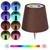 LED Table Lamp Rechargeable RGB Bottle Lamp 2000mAh Dimmable Cordless Bottle Light for Bedroom Restaurant & Bar Christmas Gifts