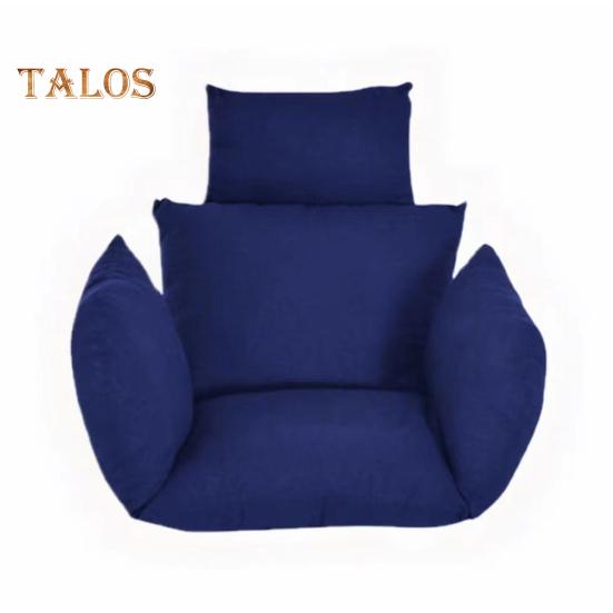 Polštářek na křeslo s vajíčkem Polštář na houpačku na křeslo s opěrkou hlavy omyvatelný závěsný koš Náhrada sedáku za zahradní křeslo na terasu