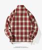 Trendy Cross-Lattice Double-Sided Spring/Autumn Cool Streetwear Jacket with Stand Collar
