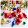 30 Pack Christmas Glitter Balls Shatterproof Hanging Ornaments for Xmas Tree