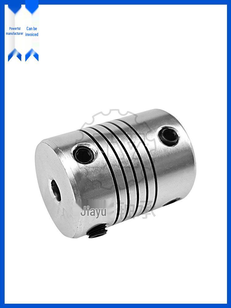 Flexible Aluminum Alloy Engraving Machine Coupling for Encoder D19L25, Sizes: 3/4/5/6/6.35/7/8/10
