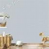 Geometric rhombus wallpaper light gray and blue 50x1000