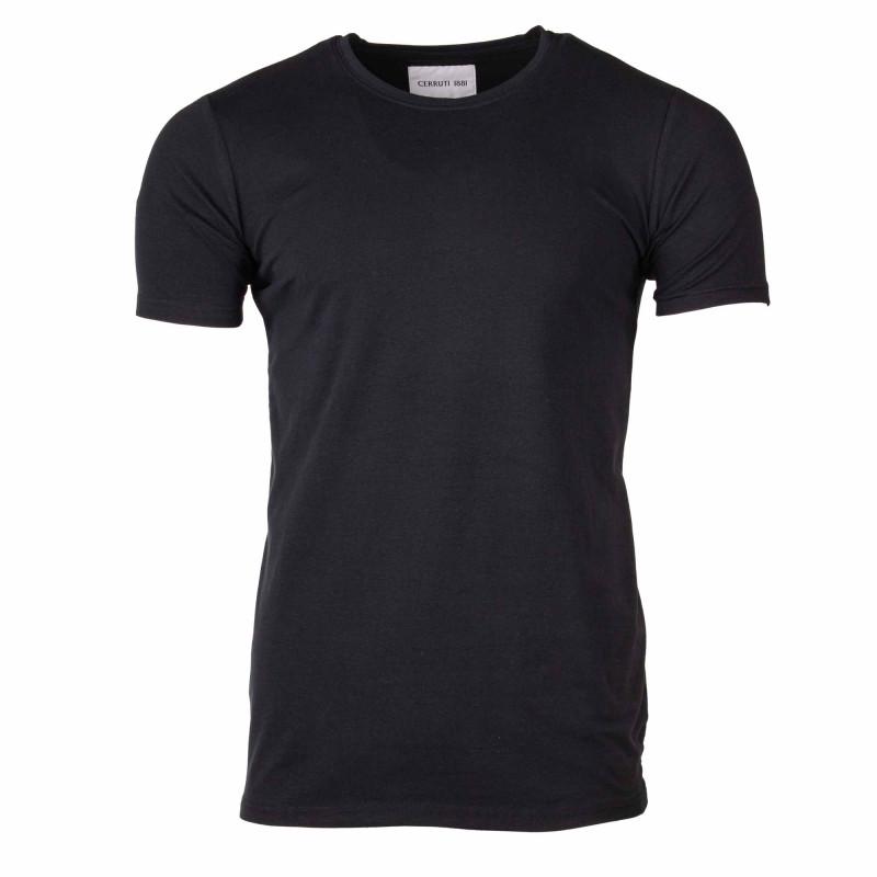 Men's Plain Round Neck T-shirt CERRUTI