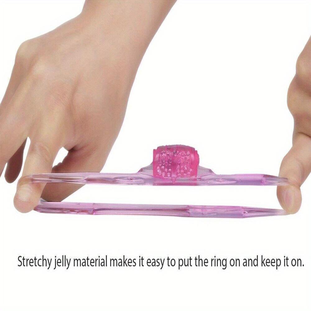 1pc Male Vibrating Cock Ring Penis Vibrator, Waterproof Couple Sex Toys Clit Orgasm