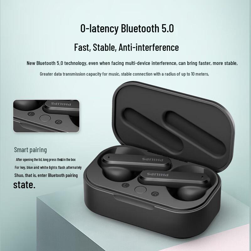 

Philips T4506 True Wireless Bluetooth Earbuds