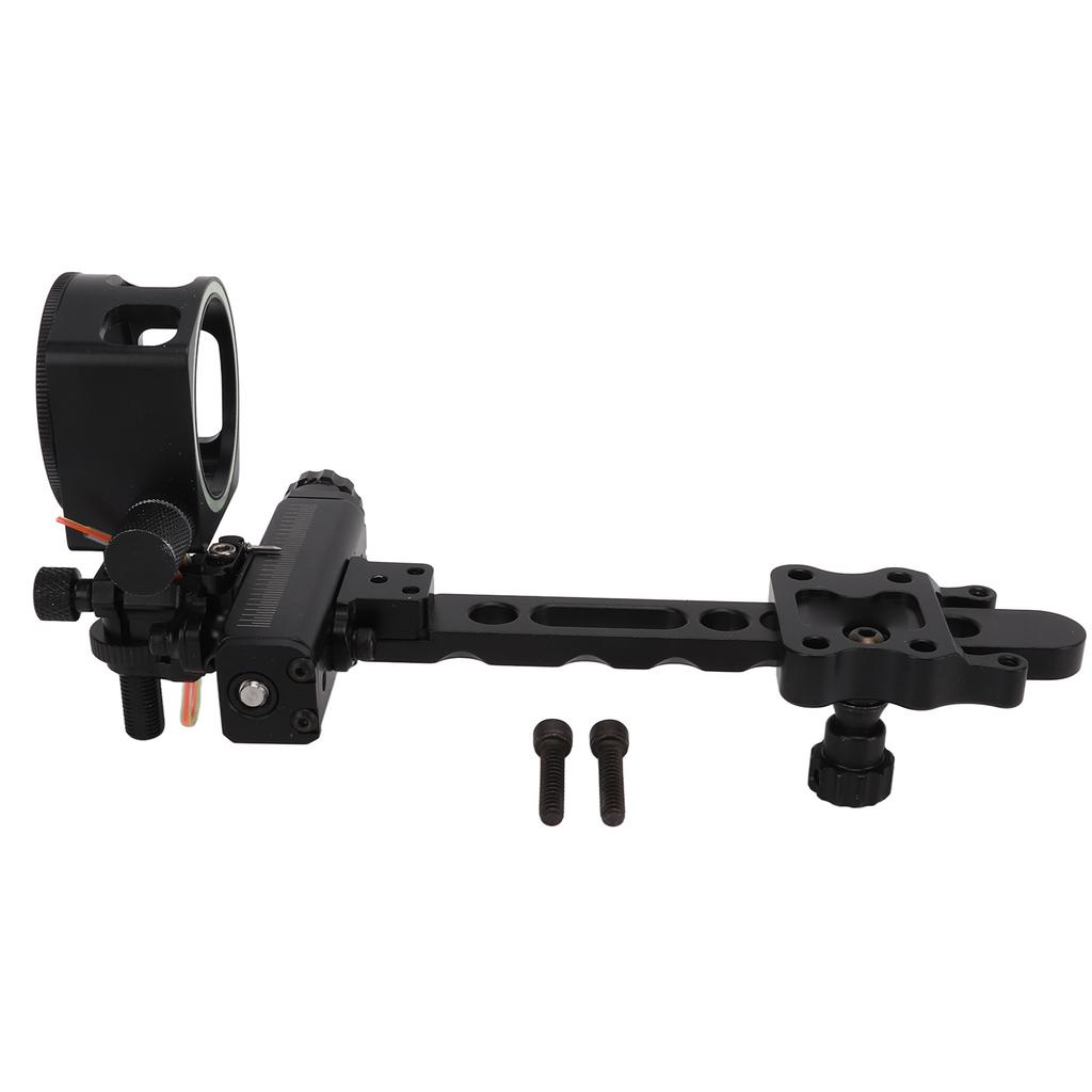 5 Pin Bow Sight 5 Pin Type Aluminum Alloy with Luminous Ring for Compound Bow Training