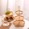 European Style Wooden Fruit & Snack Tray
