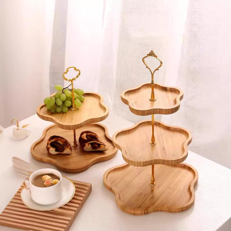 European Style Wooden Fruit & Snack Tray