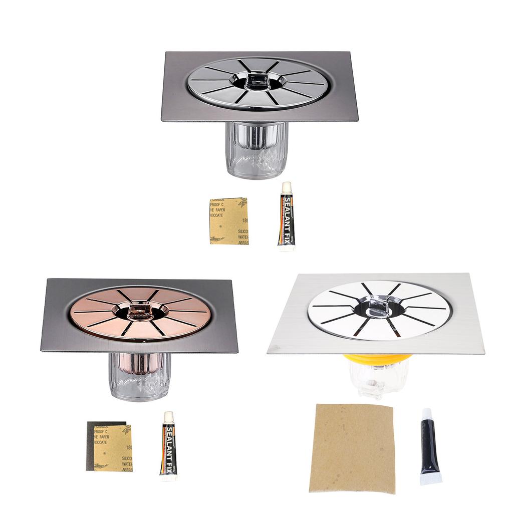 Magnetic Self Closing Floor Drain Prevent Odor and Water Backflow Easy Installation Suitable for Bathroom Hotel Travel
