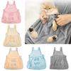 Cats Holding Carriers Velvets Aprons Slings Accompany Carriers Bag Indoor Use Smock Aprons with Pocket