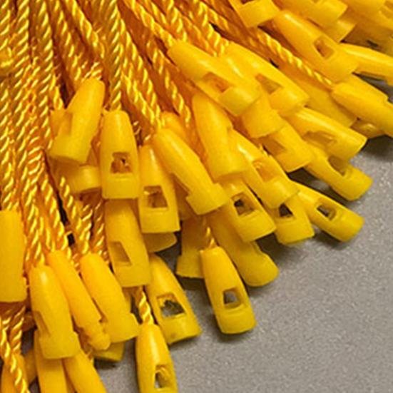 100Pcs Hang Tag Strings Firmly Tear-resistance Clothes Tag Ropes with Fastener Hook Daily Use