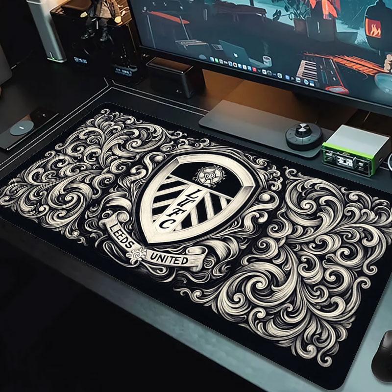 Leeds United Large Size Mouse Pad Large Gaming Table Cushion Non-slip Laptop Tablet Big Mousepad XXL Mat Mini PC Playmat With Lock edge