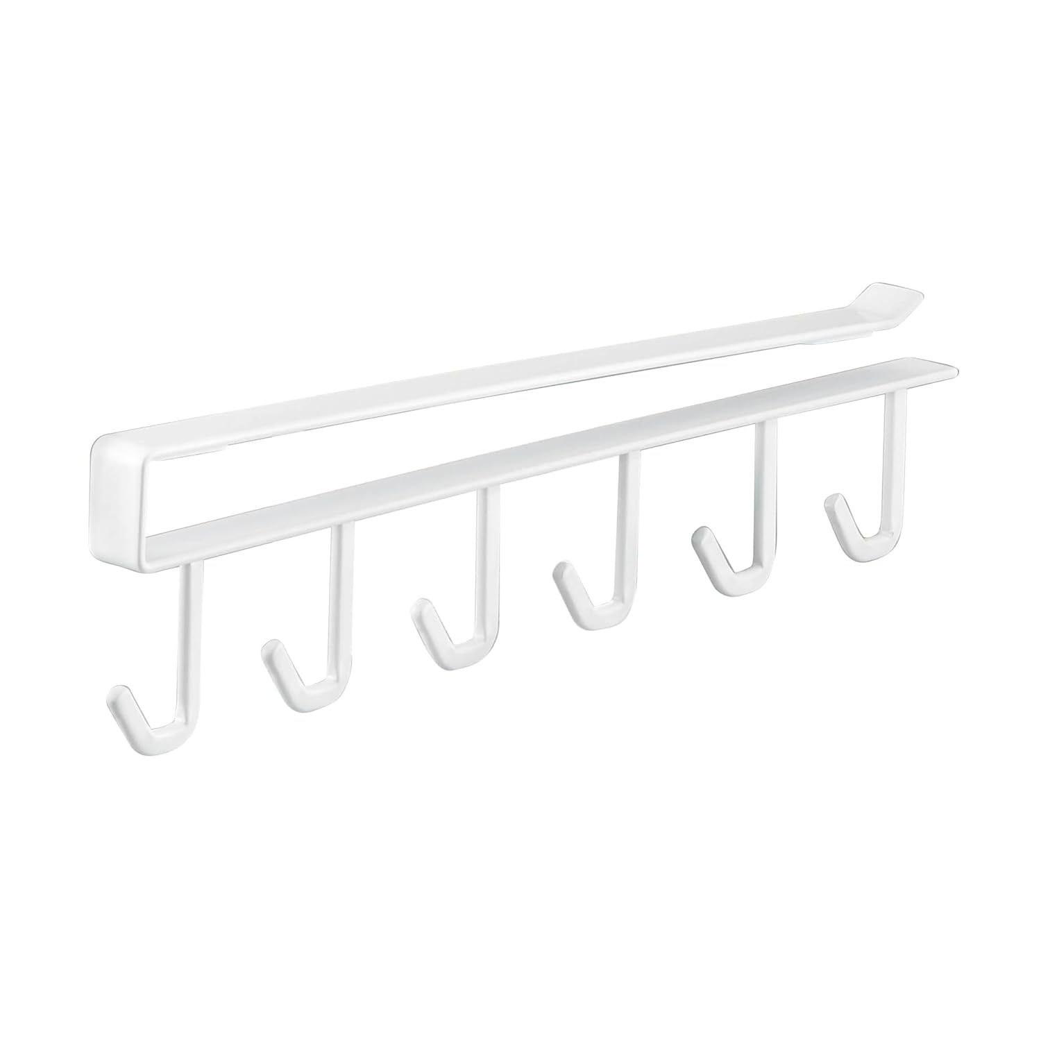 Yamazaki Jitsugyo Under-Cabinet Kitchen Tool Hook Tower White 07117