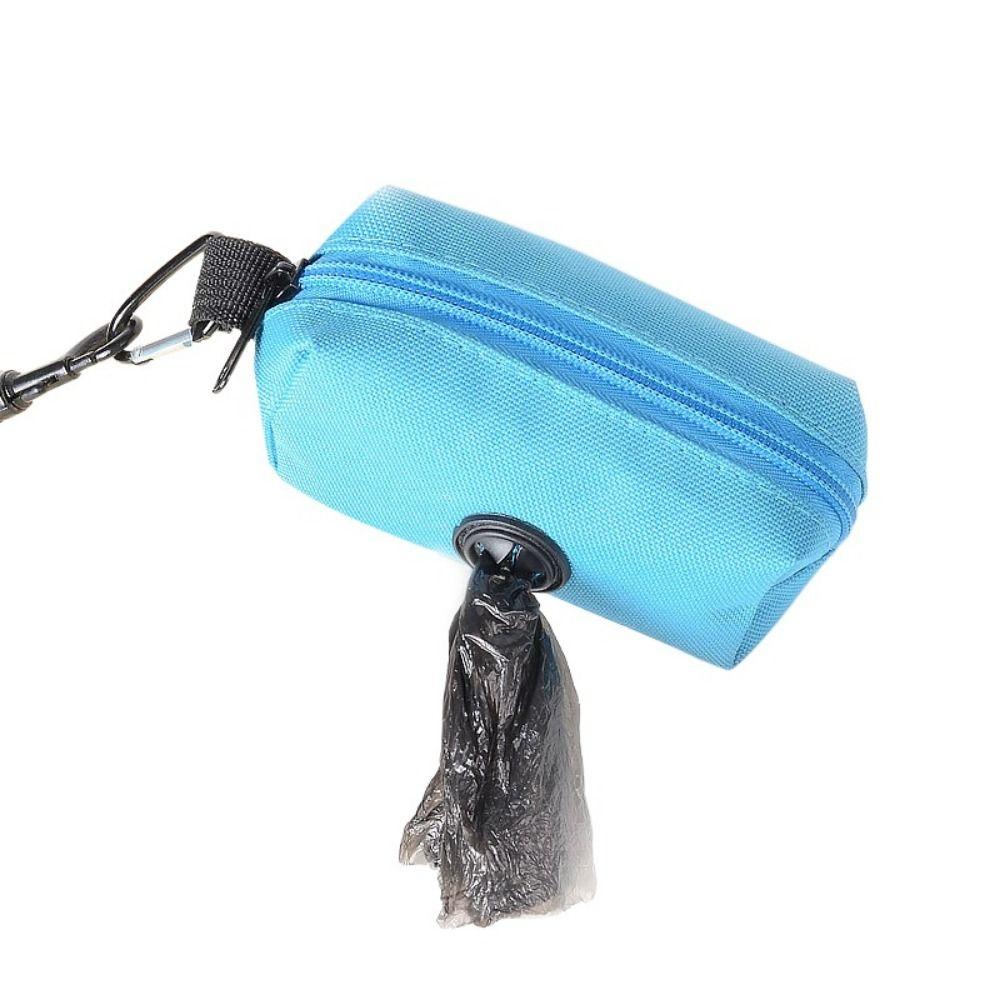 with Metal Buckle Pet Poop Bag Holder Leakproof Pet Waste Bag Carrier  Hiking