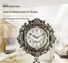 European Retro Pastoral Quartz Wall Clock for Living Room - Simple Creative Design