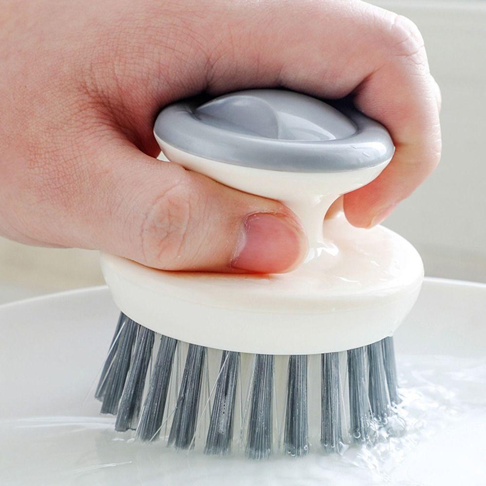 Dishwashing Plastic Handle Multifunctional Cleaning Tool Pot Brush Dish Scrubber Pan Cleaner