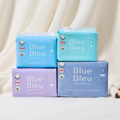 Wählen Sie 1 von 4 Arten blauer blauer Damenbinden (mittel/groß/über Nacht/lange Einlage)